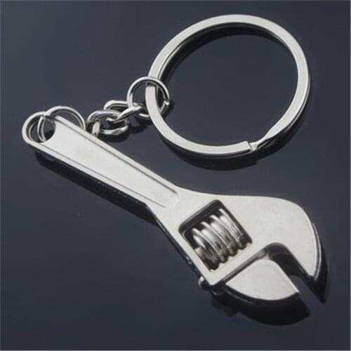 Mini Tools Wrench Keychain Metal Car Key Ring High Quality Simulation Spanner Key Chain keyring Keyfob Jewelry Gift