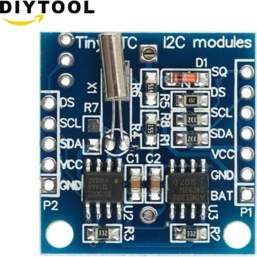 I2C RTC DS1307 AT24C32 Real Time Clock module without battery