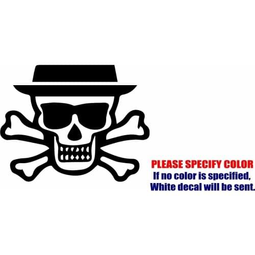 BREAKING BAD stickers HEISENBERG SKULL Decal Vinyl Window car laptop sticker 12.7cm
