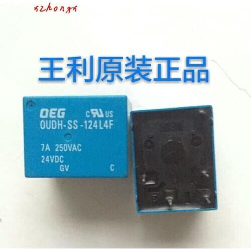 New original oudh-ss-124l4f genuine oudh-ss-124l4f-24vdc relay 7a