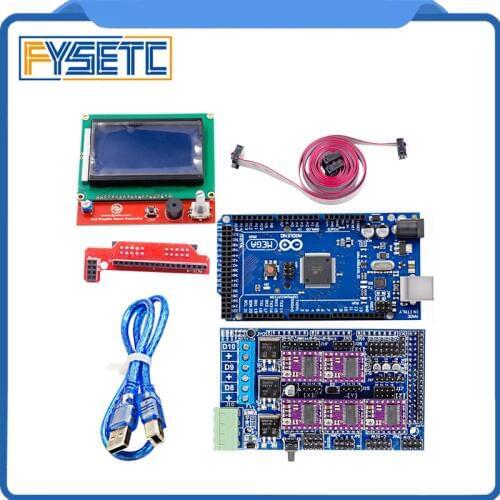 Ramps 1.5 Upgrade Base on the Ramps 1.4 + DRV8825/A4988 Stepper Motor Driver+Mega 2560 R3 Mendel+12864 LCD For 3D Printer