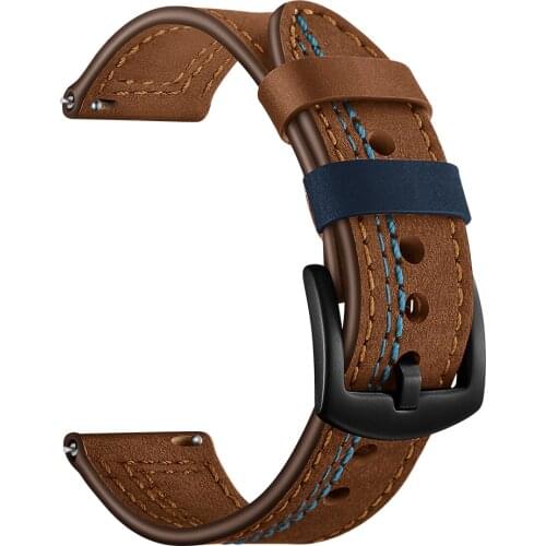 Smart watch Smart band Replacement Leather Watch Band Strap for Huawei Watch GT/GT2e 22mm for Samsung Galaxy watch 46mm