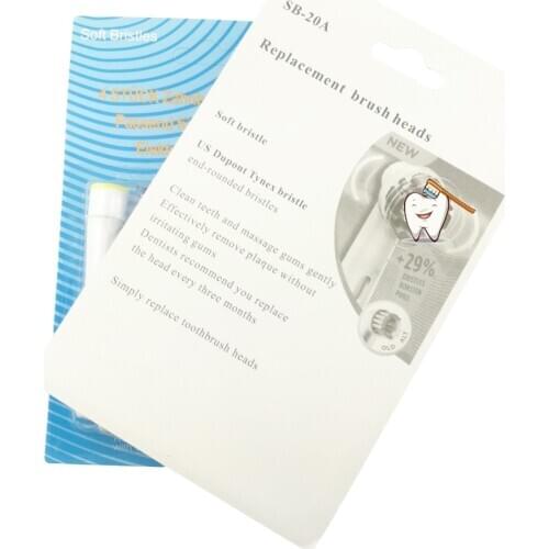 SB-20A Electric Toothbrush Heads Neutral Package 4pcs(1Pack) Free Shipping