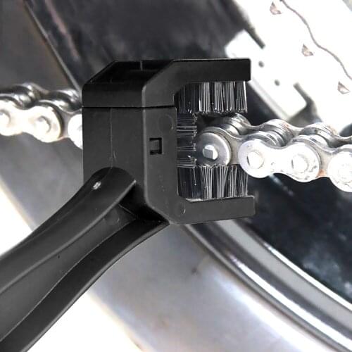 Cycling Motorcycle Bicycle Chain Clean Brush For Honda Dio 27 KTM 690 Supermoto Honda Cb400 Kawasaki Brute Force