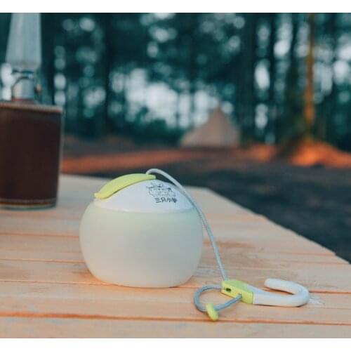 USB Rechargeable LED Portable Lantern Camping Tent Lamp with Hanging for Outdoor Activities Working Emergency Lamp