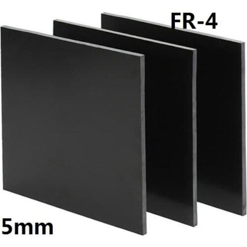 5mm thick black FR4 fiberglass sheet glass fibre plate GFRP GF board black epoxy plate FR-4 Insulation and anti-static sheet