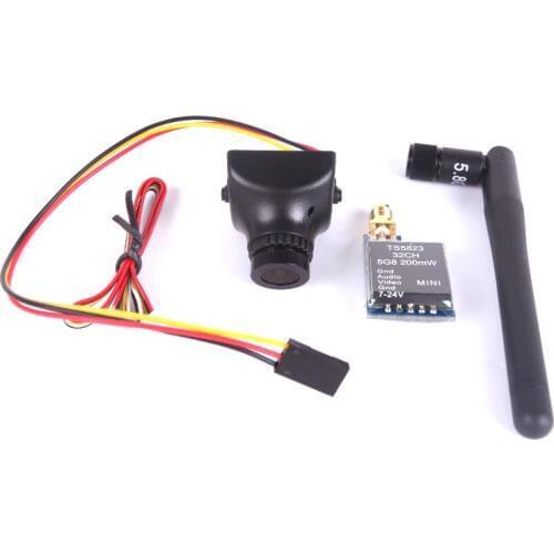TS5823 5.8G 200mW 32CH AV Wireless Transmitter + COMS 700TVL mini camera Module for Mini QAV250 FPV