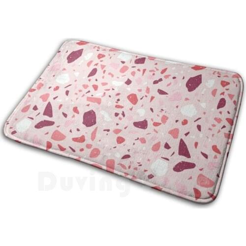 Terrazzo Pattern In Shades Of Pink Carpet 946 Carpet Pink White Pink Magenta Coral Fuchsia