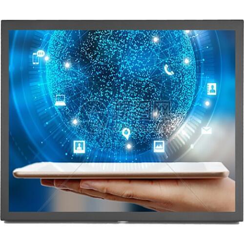 ZHIXIANDA Factory Price Desktop Wall Mount 17 Inch Industrial Square TFT LCD Monitor