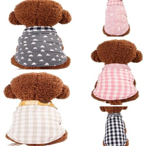 Pet Dog Cat Winter Jacket Dog Hoodies Clothes Cotton Overalls Puppy Coat Petd Dogs Clothing For Dogs Costume Pet Outfits XS-XXL