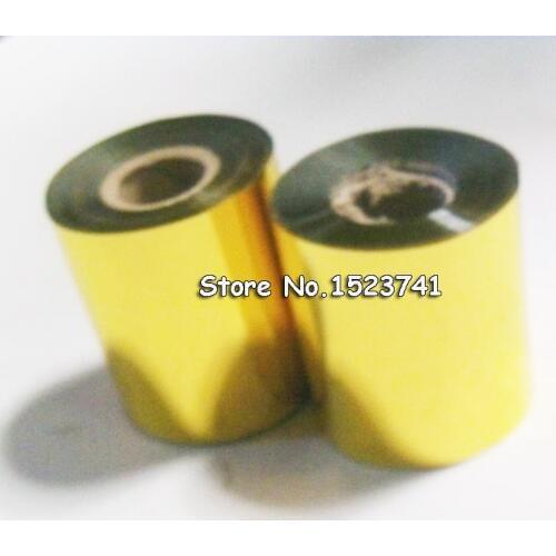 1roll Gold Sliver Small size 6cm*120m Hot Foil Stamping Paper Suit For Stamp Machine DIY Invitation LOGO Economy Choice