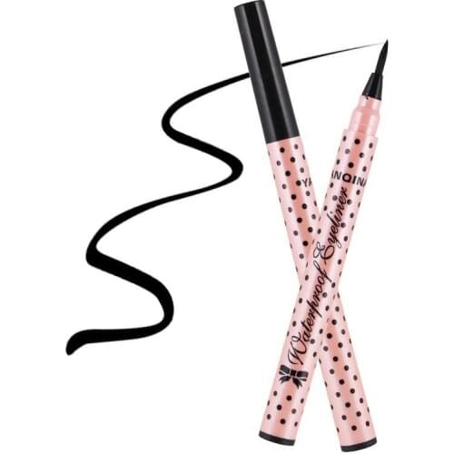 1pc Black Eyeliner Waterproof Liquid Eye Pencil High Quality Super Smooth Eye Liner Pen Eye Make Up Cosmetic TSLM1
