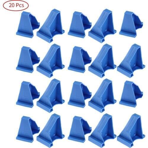 20Pc Plastic Triangular Brackets Floor Installation Stand Laminate Wood Flooring Spacers Removable Floor Fix Pads Home Accessory