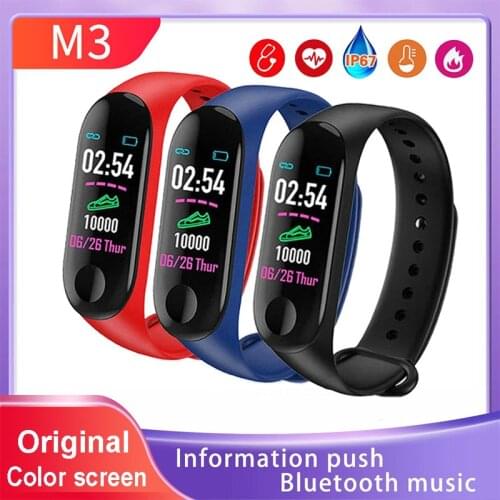 2021 Sport M3 Plus Pro Smart Watch Smart Band for Women Men Blood Pressure Monitor Smart Wristband Smartwatch Bracelet Wristband