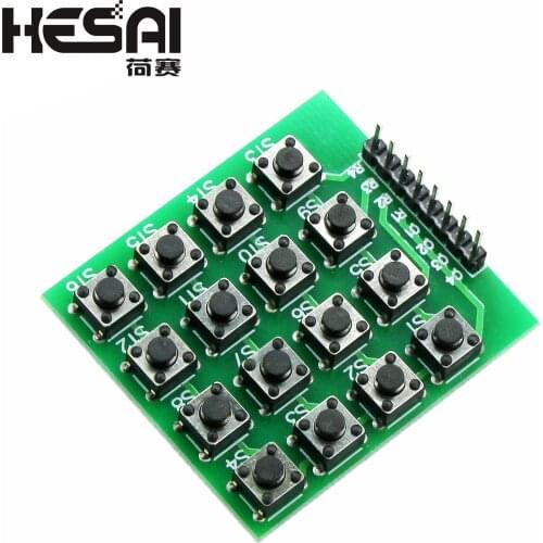 4x4 Keypad MCU Accessory Board Matrix Keyboard 16 Key Buttons for arduino