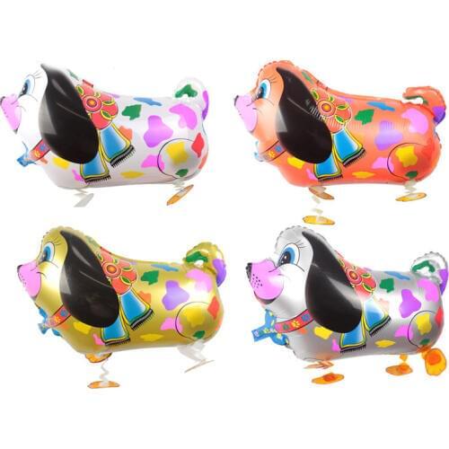 50 PCS/lot colorful dog walking balloon birthday party celebration decoration supplies childrens toys wholesales