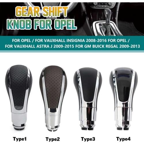 Automatic Gear Shift Knob Shifter Knob Lever Stick For GM/Buick Regal For Opel/Vauxhall Insignia/Astra J 2008-2016