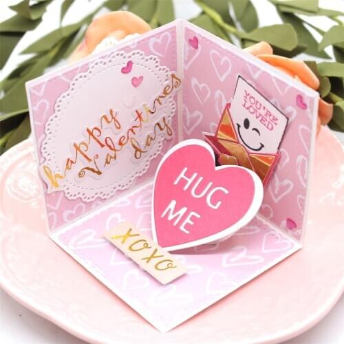 KSCRAFT Square Card Metal Cutting Dies Stencils for DIY Scrapbooking Decorative Embossing DIY Paper Cards