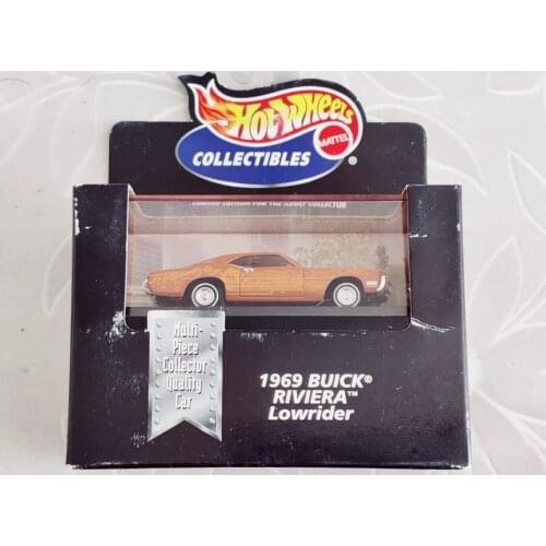 Hot Wheels 1:64 100%1969 buick riviera lowrider Limited Collector Edition Metal Diecast Model Race Car Kids Toys Gift