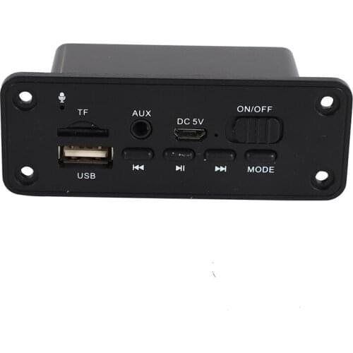 Hands-Free MP3 Player Decoder Board 2 x 3W Amplifier DC 5V MP3 WMA Wireless Bluetooth 5.0 Decoder Board Audio Module USB FM TF R