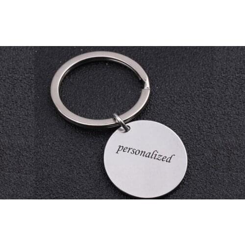 2020 new stainless steel keychain fashion gifts for love family and friends
