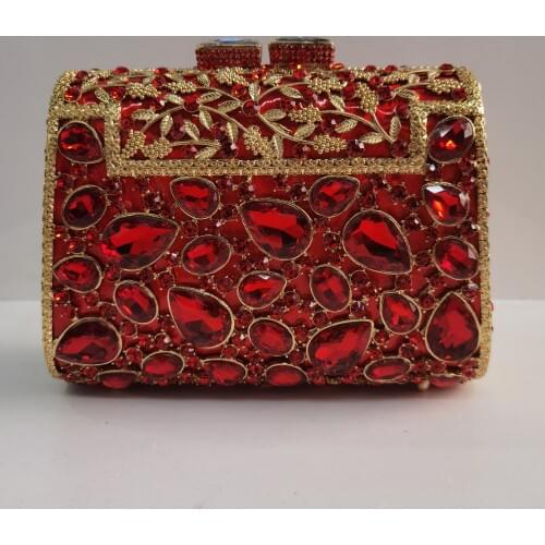 New Arrival Luxury Handbags Women Bags Designer High Quality Bridal Wedding Elegant Party Diamond Wedding Handbag Bridal Purse