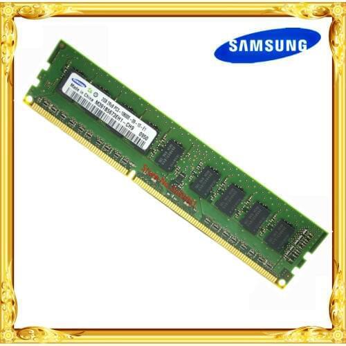 Samsung DDR3 2GB 4GB server workstation memory 1333MHz Pure ECC UDIMM 2RX8 PC3-10600E RAM 10600 Unbuffered