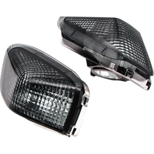 Motorcycle Front Turn Signal Cover LED Indicator Lamp Shade for Kawasaki ZZR400 1990 1991 1992