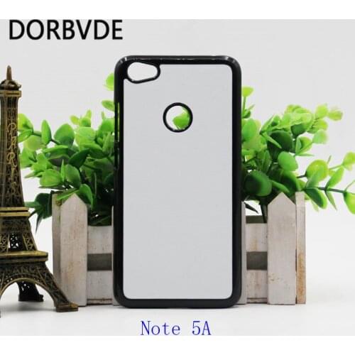 2D Sublimation plastic blank case cover For MIUI Redmi Note 5A Red mi 5A With metal plates Thermal transfe 10pc