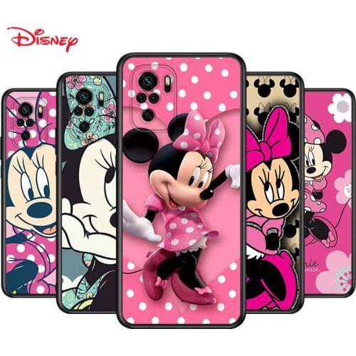 TPU Silicone Cover Disney Minnie Mouse For Xiaomi Redmi Note 10 10S 9 9S Pro Max 9T 8T 8 7 6 5 Pro 5A Phone Case