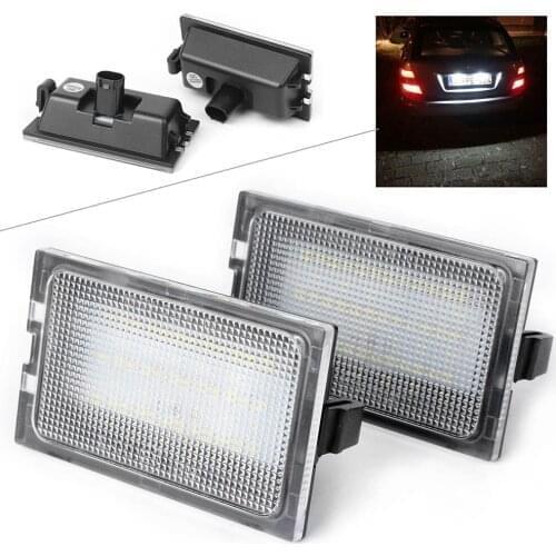 LED license Number Plate Light Lamp For Land Rover Discovery Series 3/LR3 4 /LR4 Freelander 2 /LR2 Range Rover Sport Accessories