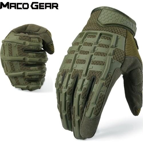 Outdoor Sports Tactical Gloves Full Finger Long Camo Glove Army Military Anti-skip Gear Airsoft Biking Shooting Paintball Men