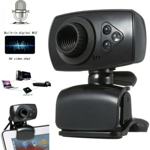 Full HD High Definition Webcam USB Driver-free Camera Manual Focus With Noise Reduction Microphone For Online Course Video Call