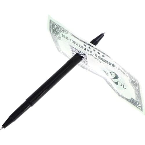 Magic Trick Pen Black Magician Toy Thru Bill Penetration Dollar Bill Pen Trick