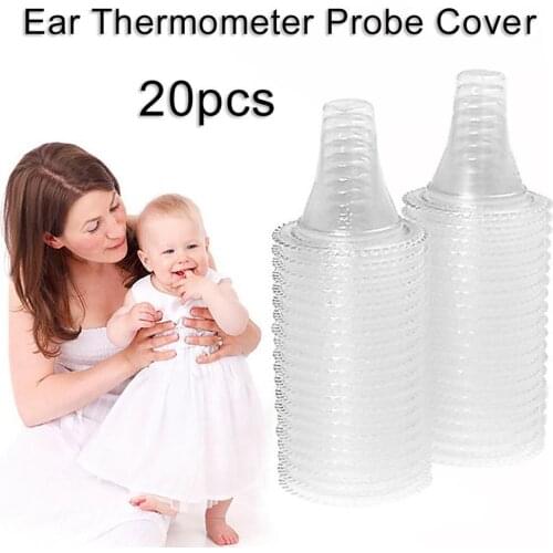 20PCS/Set Themometer Probe Protective Cover Ear Themometer Replacement Cover Temperature Measurement Accessories