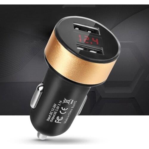 3.1A Dual USB Car Charger Accessories for EMGRAND EC7 EC7-RV EC8 Chery Tiggo Fulwin A1 A3 QQ E3 E5 G5 V5