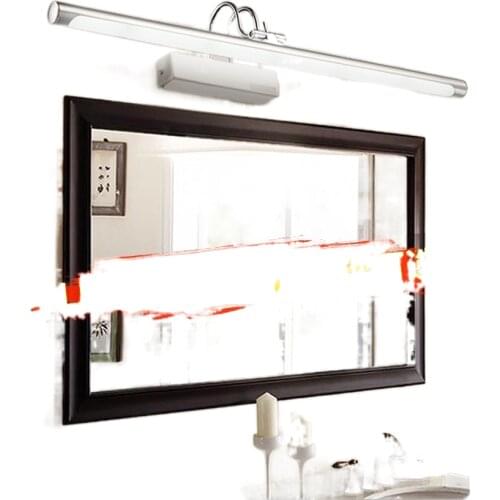 Free perforated mirror light led bathroom toilet mirror CABINET LIGHTS simple makeup comb lamp
