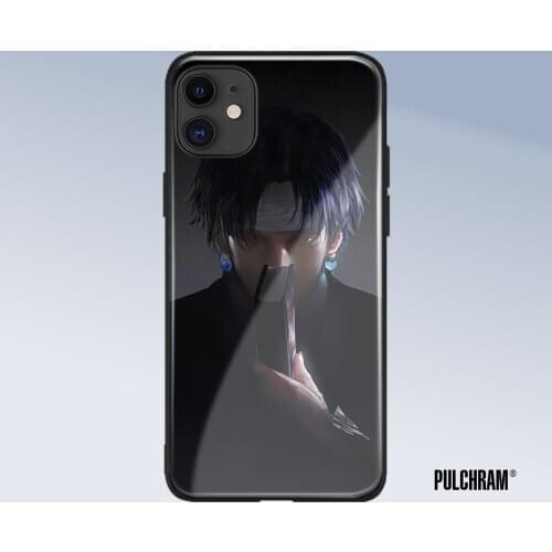 Chrollo Lucilfer Hxh anime soft silicone Tempered glass Phone case cover for iPhone SE 6 6s 7 8 Plus X XR XS 11 12 mini Pro max