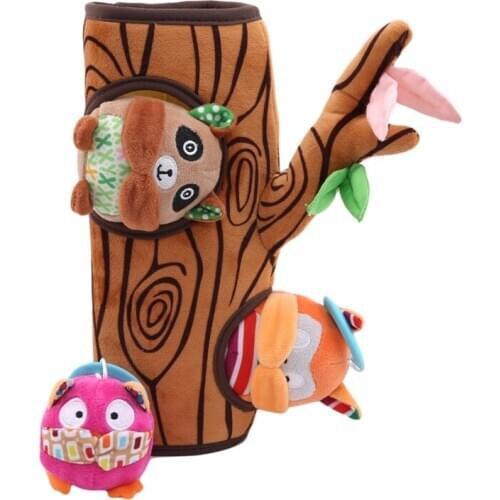 Kid Early Learning Hide&Seek Games For Kids Plush Toys Dolls For Kids Brinquedos Kawaii Gift For Baby Montessori Plush Toys