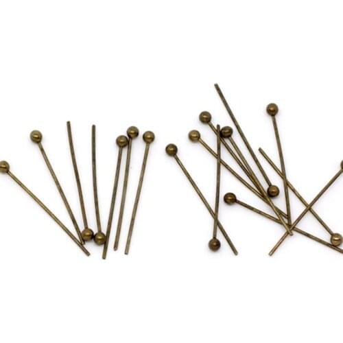 DoreenBeads 1000 Bronze Tone Ball Head Pins 20mmx0.5mm Findings (B10338)