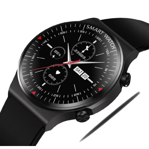 GEJIAN Smart Watch Men Full Touch Screen Sports Fitness Tracker IP67 Waterproof Bluetooth Call For Android ios Phone smartwatch