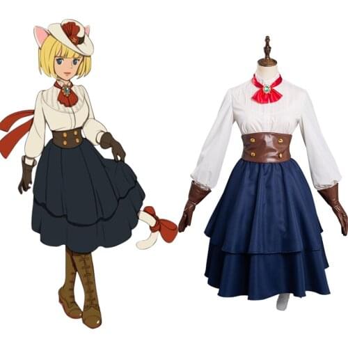 Game Ni no Kuni:Cross Worlds-Witch Cosplay Costume Outfits Halloween Carnival Suit