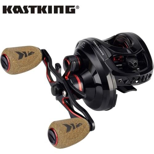 KastKing MegaJaws Baitcasting Reel Max Drag 8KG 11+1 BBS Fishing Reel 7.2:1 Gear Ratios Fishing Coil