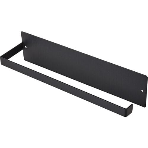 Creative Bathroom Toilet Metal Magnetic Tissue Rack Kitchen Paper Rack Non-Punching Toilet Paper Rack