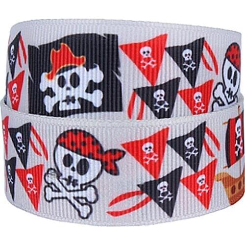 FLRA Ribbon (50yards/lot) Wholesale FLORA Ribbons pirate style grosgrain ribbon
