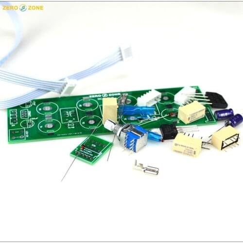 HiFi front-level signal selection switch board Four input switch Relay switch