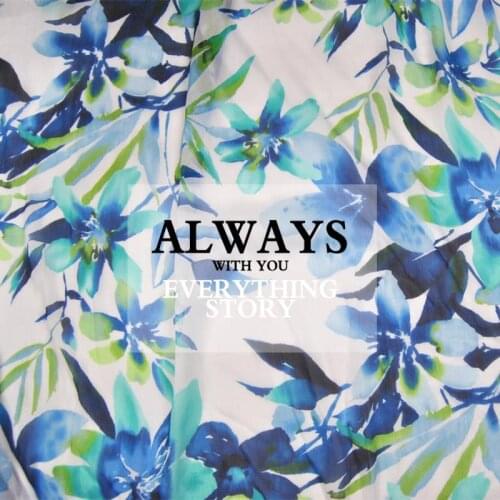 Silk Chiffon Fabric Dress White Flower Large Wide 100% Real Spring Summer Thin Dress Cloth DIY Sewing Tissue