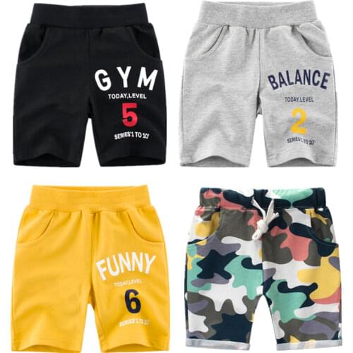 2021 New Fashion Summer Children Shorts Cotton For Boys Short Toddler Panties Kids Beach Short Casual Sports Pants Baby Boys