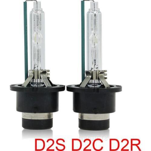 1 Pair 35W D2 D2S D2C D2R(Extra $1.00/pair) HID Xenon Replacement Bulbs Genuine AC Lamps Without D2 Adapters 4.3K 6K 8K 10K 12K