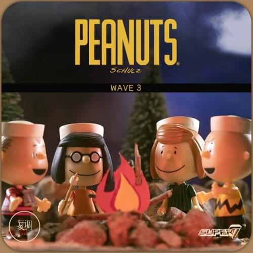 Super7 Snoopy Peanuts Hang Card Toy Action Figures Toys for Children Gift